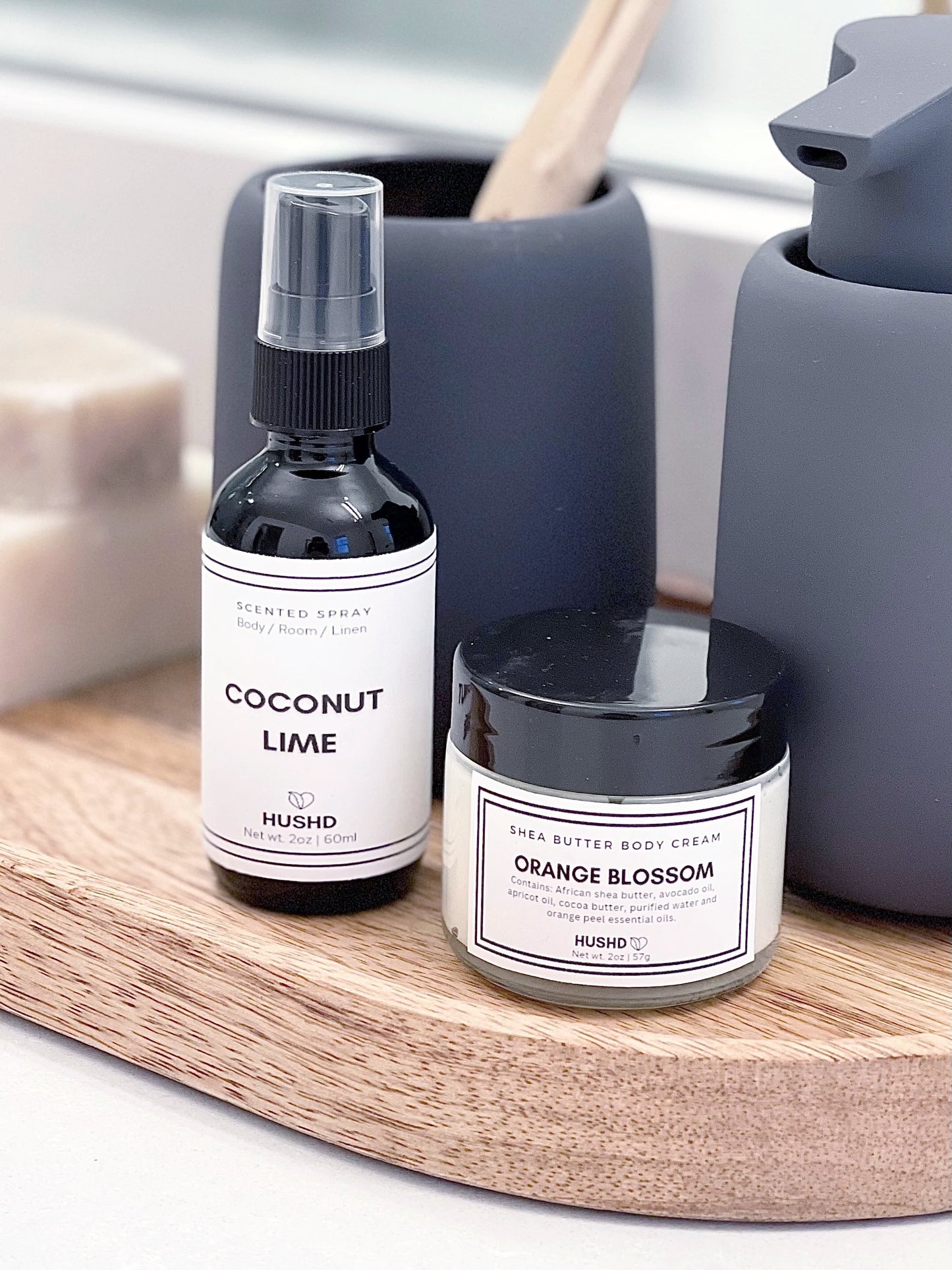 Orange Blossom Shea Butter Body Cream with Coconut Lime Room Spray