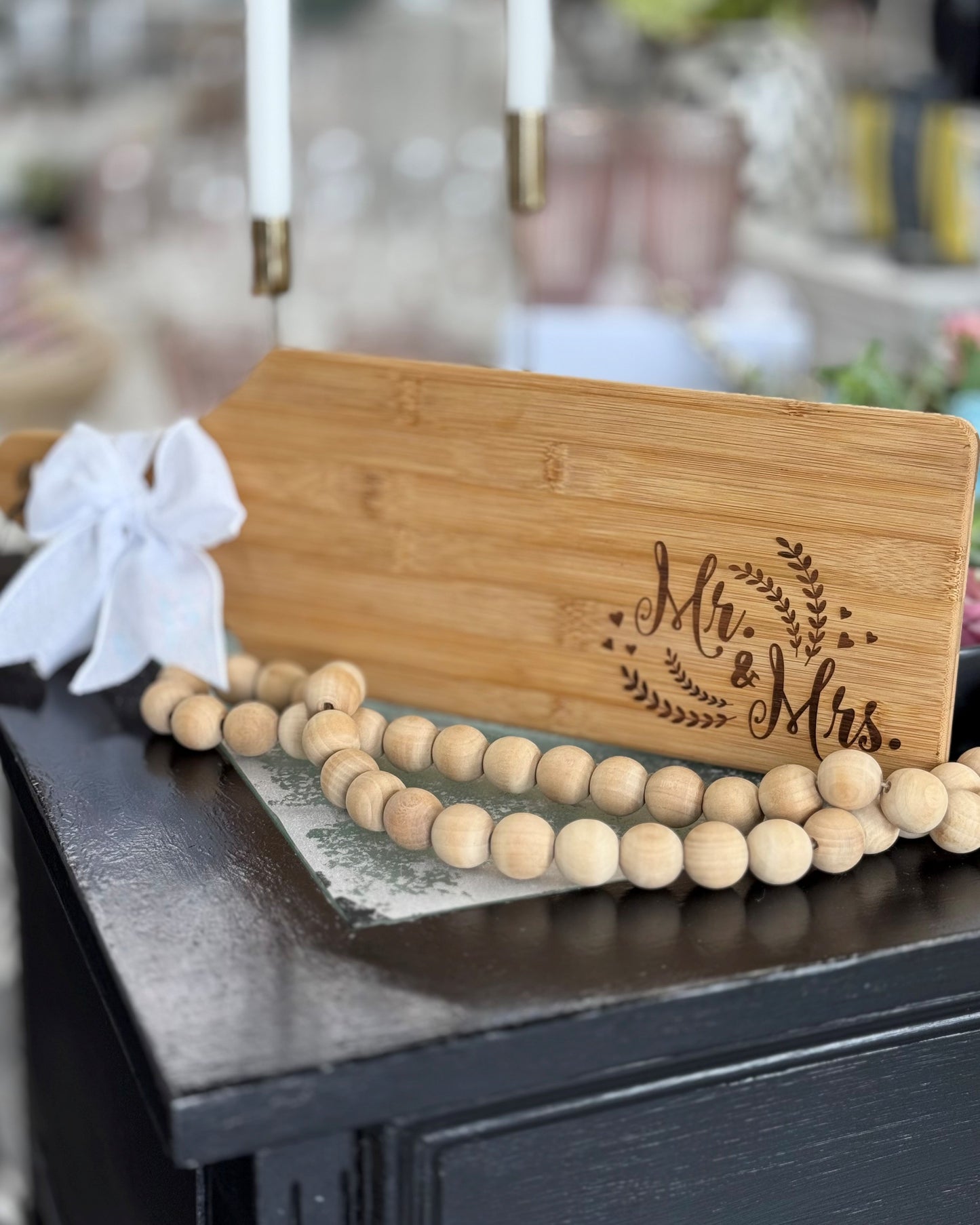 Wedding Bamboo Board