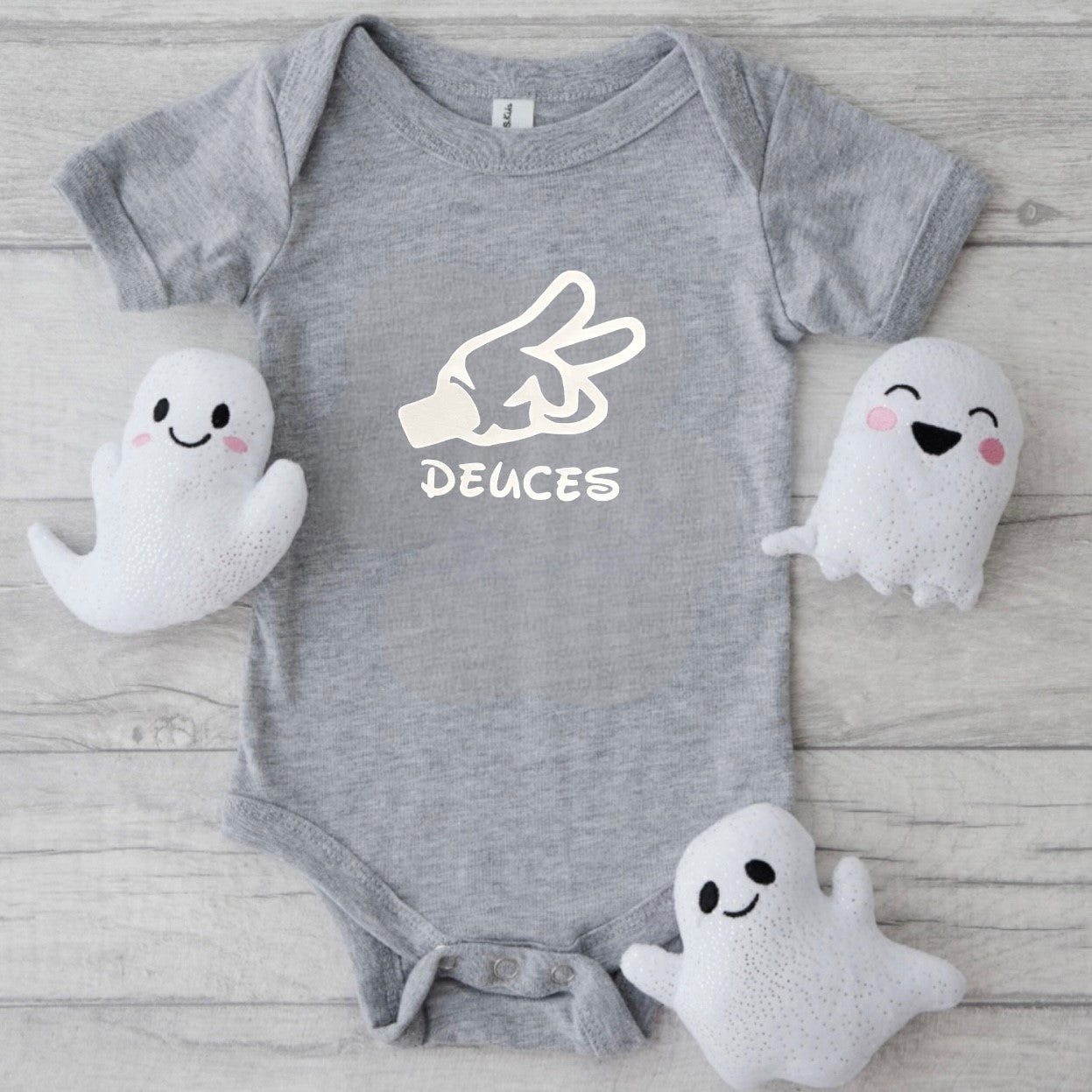 Deuces Onesie